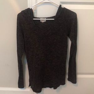 Pacsun Long sleeve top with hood!